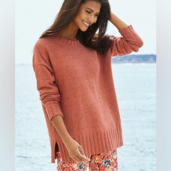 Peruvian Connection Sweaters - Peruvian Connection Portage Pima Cotton Oversized Sweater Pullover Size Large
